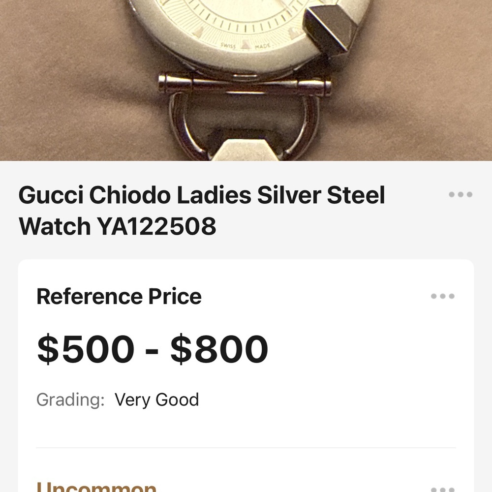 Gucci Silver Women's Watch with Silver Dial - Picture 8 of 8
